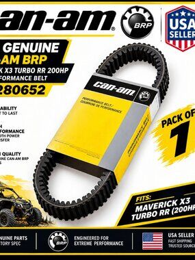 Can-Am OEM 100% PBO Performance Drive Belt Maverick X3 422280652 Authentic